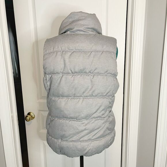 Old Navy Mock Neck Full Zip Quilted Puffer Fleece Lined Pocket Sleeveless Vest - Picture 2 of 11